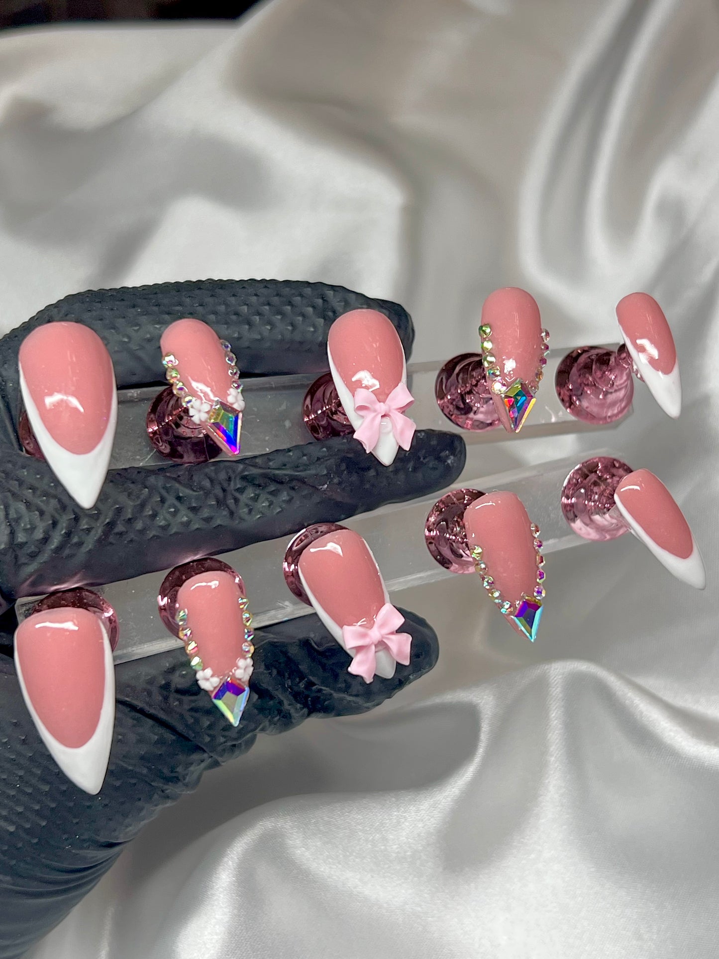 Bow and Bling Stilettos
